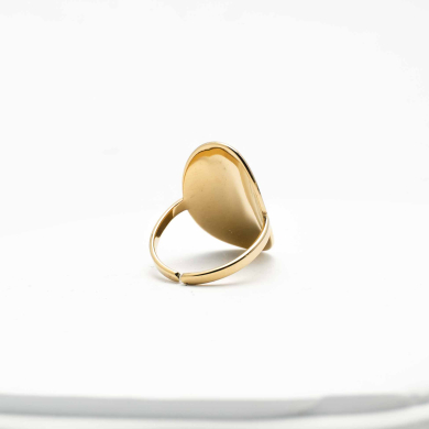 ANILLO ZO8743R Dorado Acero Inoxidable -A45