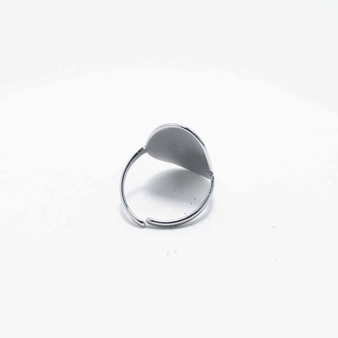 ANILLO ZO8743R Plateado Acero Inoxidable -A45
