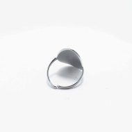 ANILLO ZO8743R Plateado Acero Inoxidable -A45