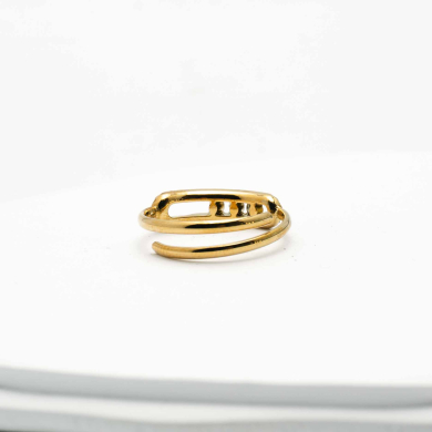 ANILLO ZO12996R Dorado Acero Inoxidable -A31