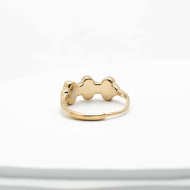 ANILLO ZO12759R D Rojo Acero Inoxidable -A41