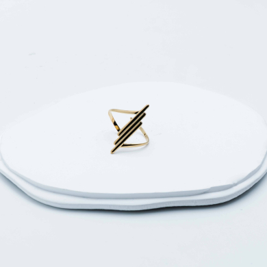 ANILLO ZO9544R150 Dorado Acero Inoxidable -2A33