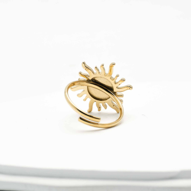 ANILLO Y00198 Dorado Acero Inoxidable -A42