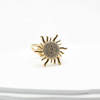 ANILLO Y00198 Dorado Acero Inoxidable -A42