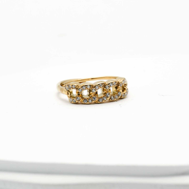 ANILLO ZO12995R Dorado Acero Inoxidable -A31