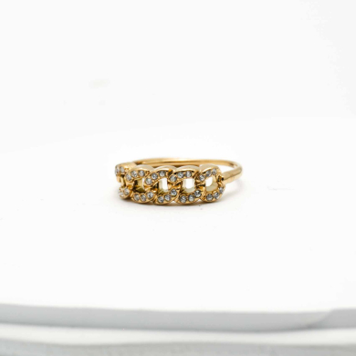ANILLO ZO12995R Dorado Acero Inoxidable -A31