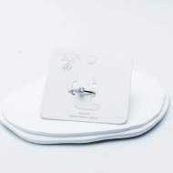 ANILLO ZO5948R Plateado Blanco Acero Inoxidable -A22