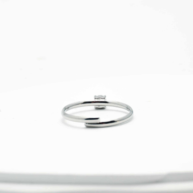 ANILLO ZO5948R Plateado Blanco Acero Inoxidable -A22