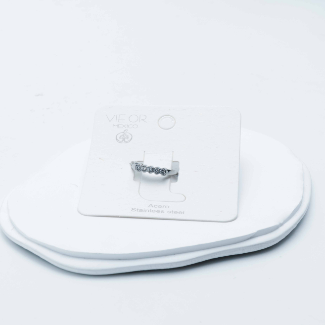 ANILLO ZO12993R Plateado Acero Inoxidable -A22