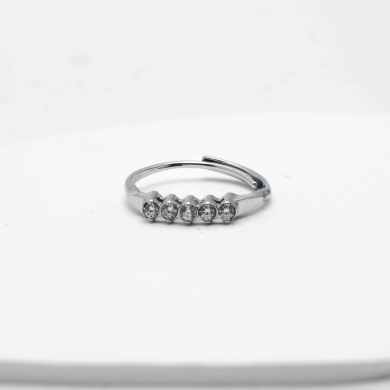 ANILLO ZO12993R Plateado Acero Inoxidable -A22