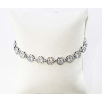 PULSERA ZO10588B Plateado Acero Inoxidable 2B21