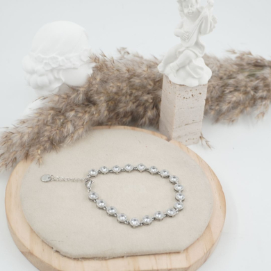 PULSERA ZO10588B Plateado Acero Inoxidable 2B21