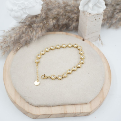 PULSERA ZO10588B Dorado Acero Inoxidable 2B21