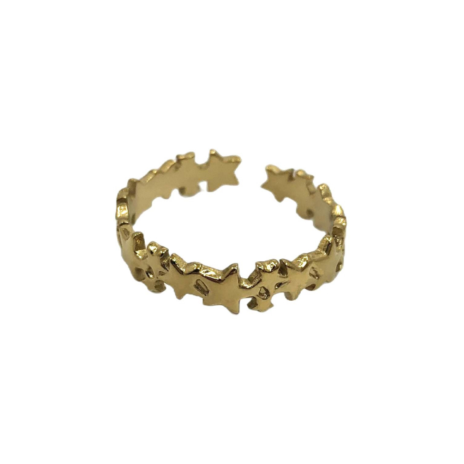 ANILLO ZO14276R Dorado Acero Inoxidable 2A21