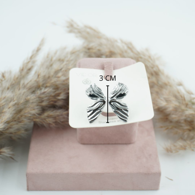 ANILLO ZO10386R200 Plateado Acero Inoxidable A45