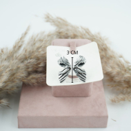 ANILLO ZO10386R200 Plateado Acero Inoxidable A45