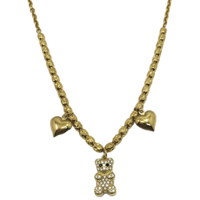 COLLAR ZO13128N Dorado Acero Inoxidable 2D48