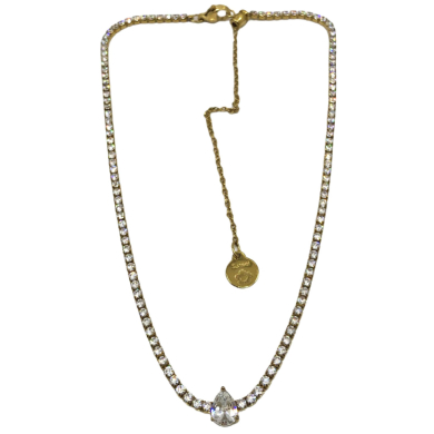 COLLAR ZO13136N Plateado Acero Inoxidable 2D16