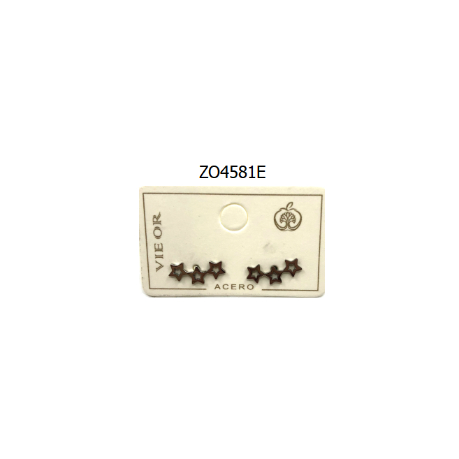 ARETES ZO4581E Plateado Acero Inoxidable G210