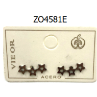 ARETES ZO4581E Plateado Acero Inoxidable G210