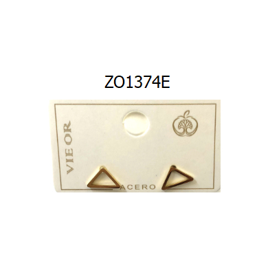 ARETES ZO1374E Plateado Acero Inoxidable G13