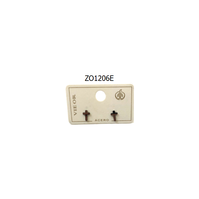 ARETES ZO1206E Plateado Acero Inoxidable F19