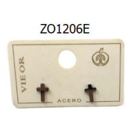 ARETES ZO1206E Plateado Acero Inoxidable F19