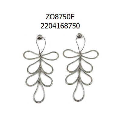ARETES ZO8750E Plateado Acero Inoxidable F33