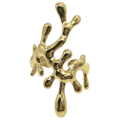 ANILLO ZO14115R Dorado Acero Inoxidable 2A310