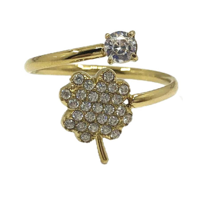 ANILLO ZO13582R Dorado Acero Inoxidable A14