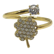 ANILLO ZO13582R Dorado Acero Inoxidable A14