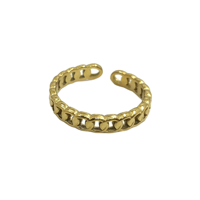 ANILLO ZO14294R Plateado Acero Inoxidable 2A22