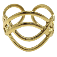 ANILLO ZO14109R Dorado Acero Inoxidable A36