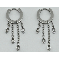 ARETES ZO14063E Plateado Acero Inoxidable G21