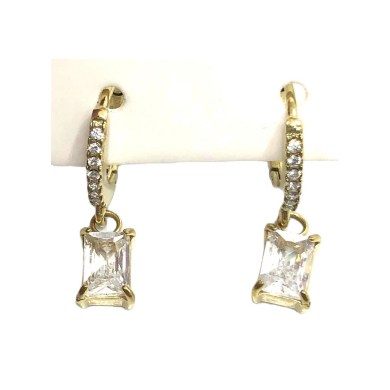 ARETES ZO13926E Dorado Blanco Acero Inoxidable G35