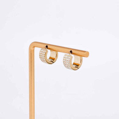 ARETES ZO10532E/9MM/350 Dorado Acero Inoxidable -F23