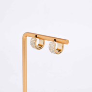 ARETES ZO10532E/9MM/350 Dorado Acero Inoxidable -F23