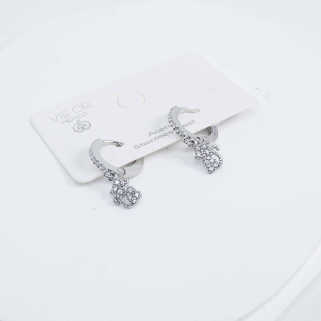 ARETES ZO13152E Plateado Acero Inoxidable -G22