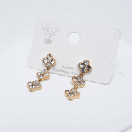 ARETES ZO12758E Dorado Blanco Acero -G35
