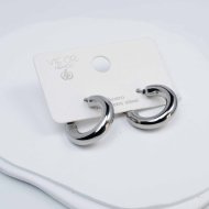ARETES ZO12933E Plateado Acero Inoxidable -F210