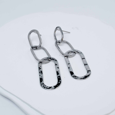 ARETES ZO6507E Plateado Acero Inoxidable -G52