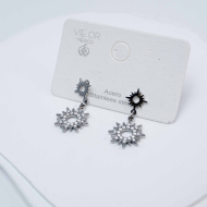 ARETES ZO13257E Plateado Acero Inoxidable -G22