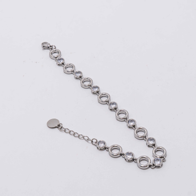 PULSERA ZO12790B Plateado Acero Inoxidable -2B22