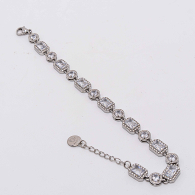 PULSERA ZO12853B Plateado Acero Inoxidable -2B22