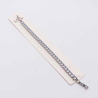 PULSERA ZO12834B/4MM Plateado Acero Inoxidable -2B21