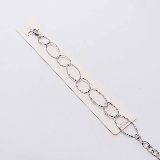 PULSERA ZO13359B Plateado Acero Inoxidable -2B36