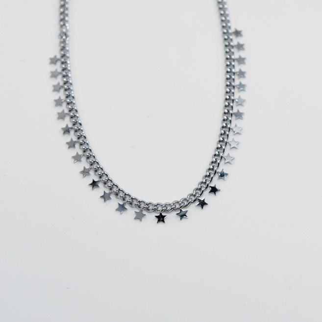 COLLAR ZO2102N Plateado Acero Inoxidable -E31