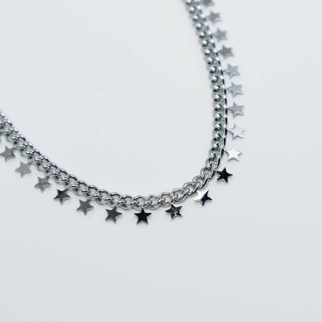 COLLAR ZO2102N Plateado Acero Inoxidable -E31