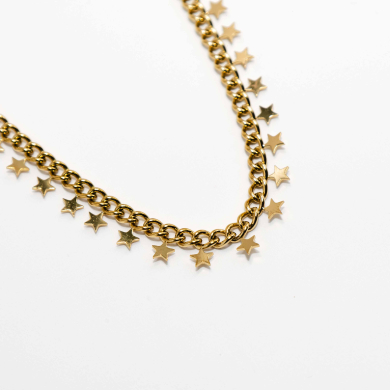 COLLAR ZO2102N Dorado Acero Inoxidable -E31