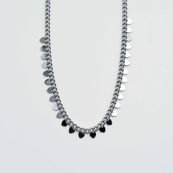COLLAR ZO2101N Plateado Acero Inoxidable -E31